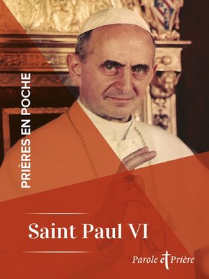 cover image of Prières en poche--Saint Paul VI